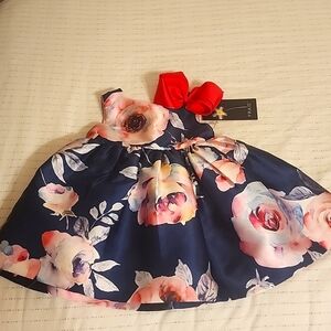 Flowers dress size 2T